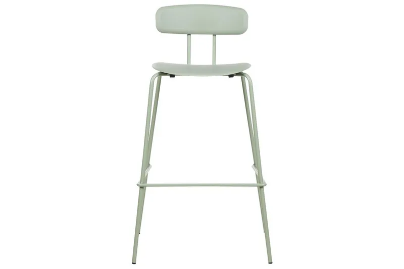Barstol Beliani Sibley set om 2 Grön Light green - Møbler - Stoler - Barstol