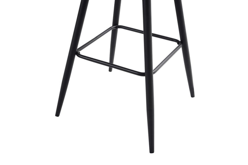 Barstol Casmalia sett av 2 Beige/svart - Beige/svart - Møbler - Stoler - Barstol