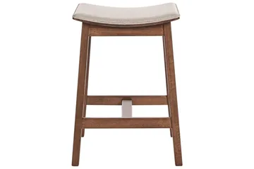 Barstol Dixon set om 2 Beige - Møbler - Stoler - Barstol