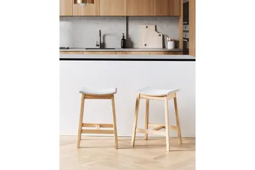 Barstol Dixon set om 2 Light grey - Møbler - Stoler - Barstol