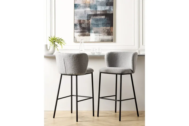 Barstol Light grey VALUE_MISSING_18110 - Møbler - Stoler - Barstol