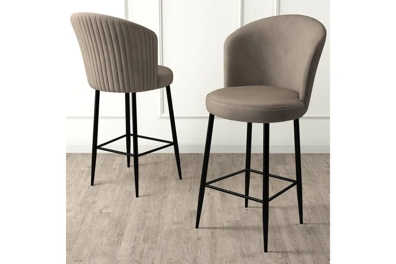 Barstol Redlands Cappuccino / Svart - Cappuccino / Svart - Møbler - Stoler - Barstol