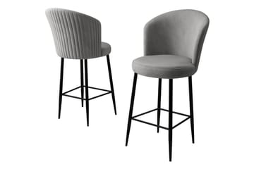 Barstol Redlands Grå / Svart - Grå / Svart - Møbler - Stoler - Barstol