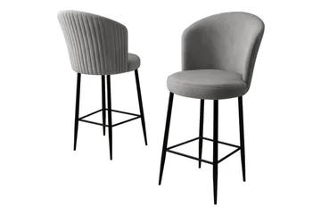 Barstol Redlands Grå / Svart - Grå / Svart - Møbler - Stoler - Barstol