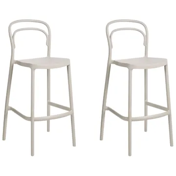 Barstol utendørs Porano - Beige - Møbler - Stoler - Barstol