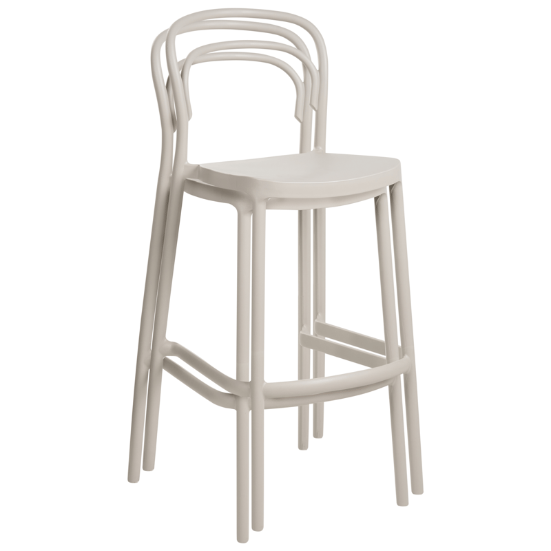 Barstol utendørs Porano - Beige - Møbler - Stoler - Barstol