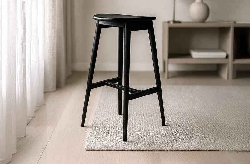 Barstol VIND Orust Svart, svart