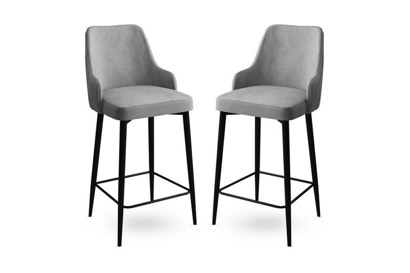 Barstol Ydra Grå / Svart, Grå / Svart