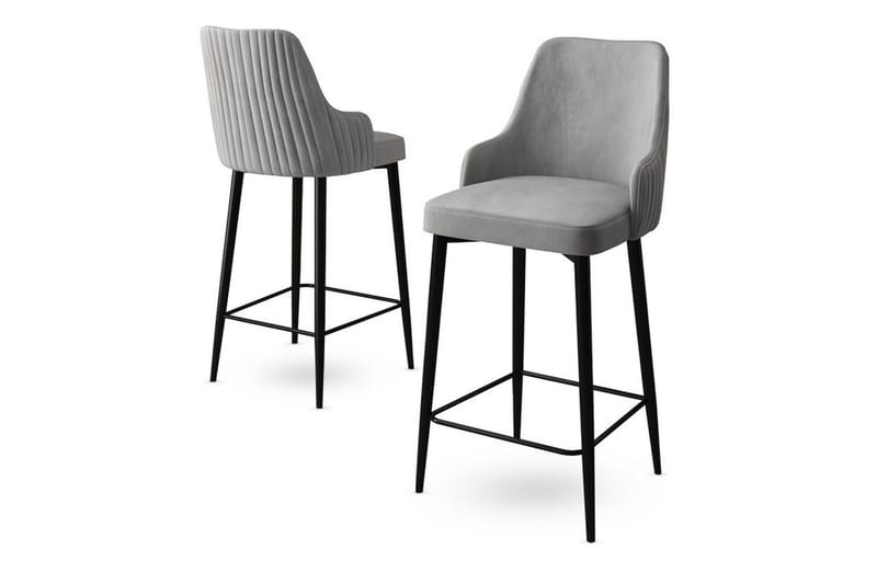 Barstol Ydra Grå / Svart - Grå / Svart - Møbler - Stoler - Barstol