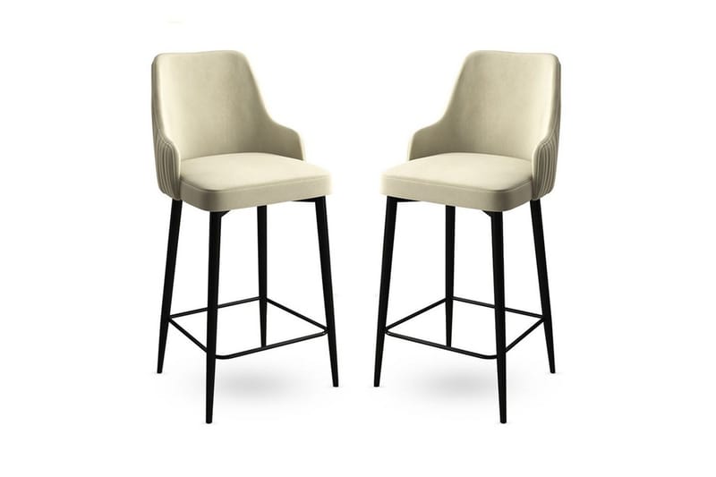 Barstol Ydra Krem / Svart, Krem / Svart