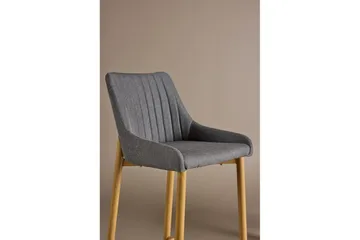 Barstol Plaza 2-pack Natur/Mørkgrå - Møbler - Stoler - Barstol