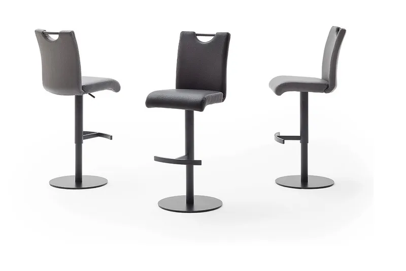 ALESI Barstol - Grå / Svart - Møbler - Stoler - Barstol