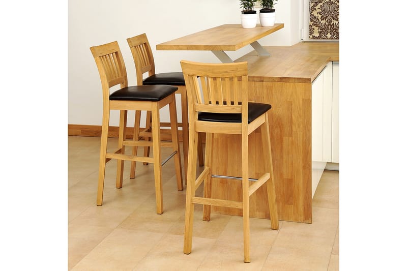 Barkrakk LAURA 40xD40xH72 / 99cm mørkebrun - Møbler - Stoler - Barstol