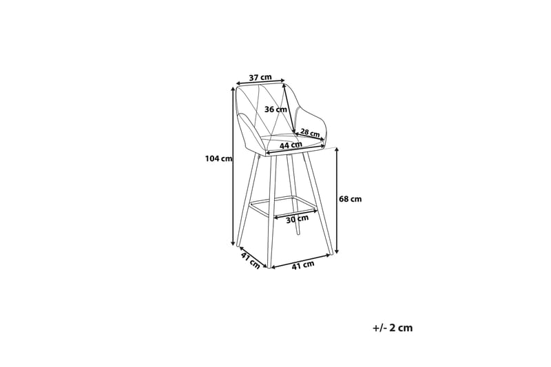 Barstol Darien 41 cm - Brun - Barstol