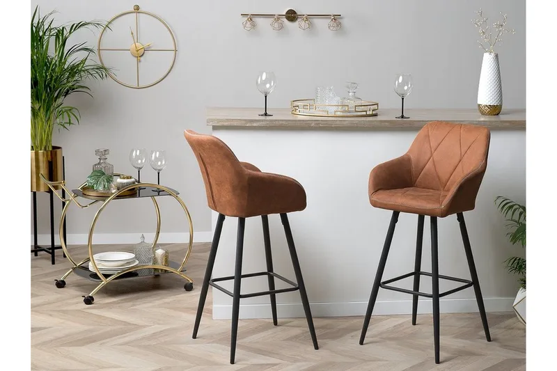 Barstol Darien 41 cm - Brun - Møbler - Stoler - Barstol