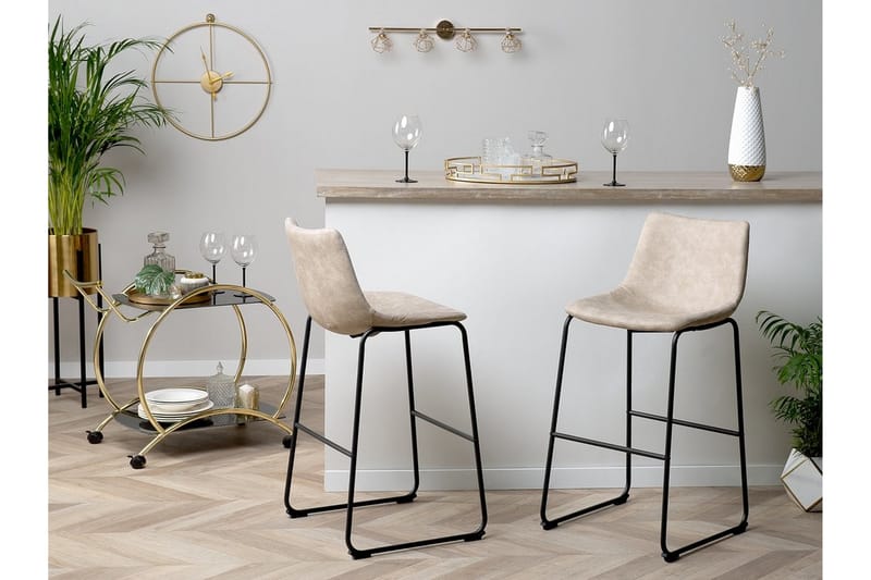 Barstol Franks 46 cm - Beige - Møbler - Stoler - Barstol