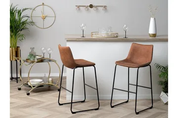 Barstol Franks 46 cm - Brun - Møbler - Stoler - Barstol