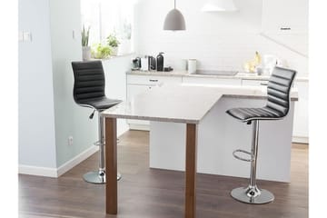 Barstol Malters 2-pk - Kunstlær/Svart - Møbler - Stoler - Barstol