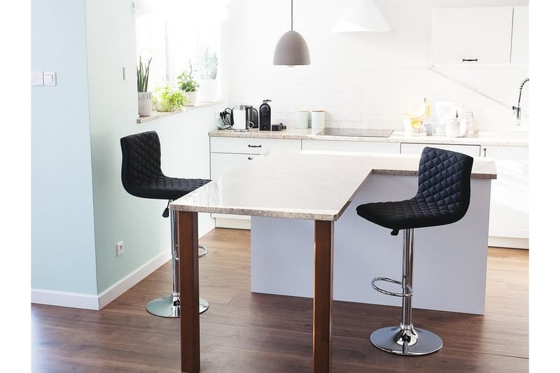 Barstol Orlando 39 cm 2-pack - Svart - Møbler - Stoler - Barstol