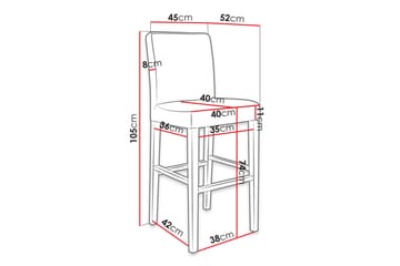 Barstol - Svart - Møbler - Stoler - Barstol