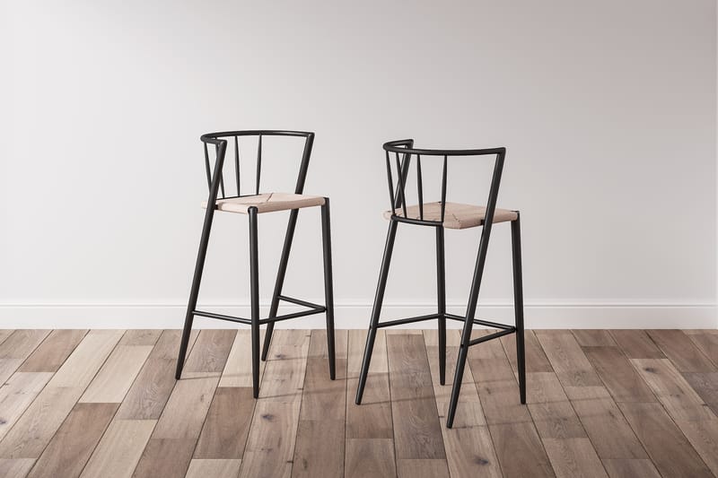 Barstol Winston - Svart - Møbler - Stoler - Barstol