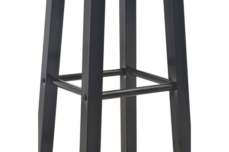 Barstoler 2 stk svart MDF - Svart - Barstol Barstoler 2 stk svart MDF - Svart - Barstol