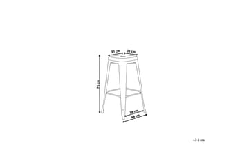 Cabrillo Barstol 42 cm - Svart - Møbler - Stoler - Barstol