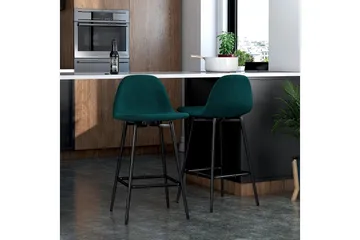 Calvin Barstol Grønn/Fløyel - Dorel Home - Møbler - Stoler - Barstol