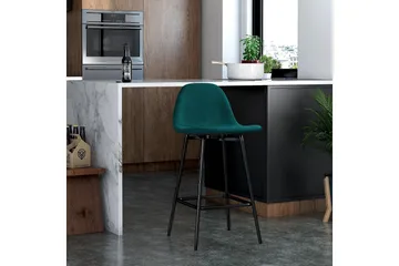 Calvin Barstol Grønn/Fløyel - Dorel Home - Møbler - Stoler - Barstol