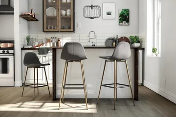 Copley Barstol Mørklingrå - Dorel Home - Møbler - Stoler - Barstol