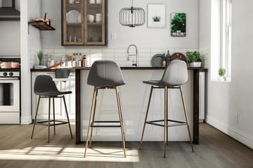 Copley Barstol Mørklingrå - Dorel Home - Møbler - Stoler - Barstol