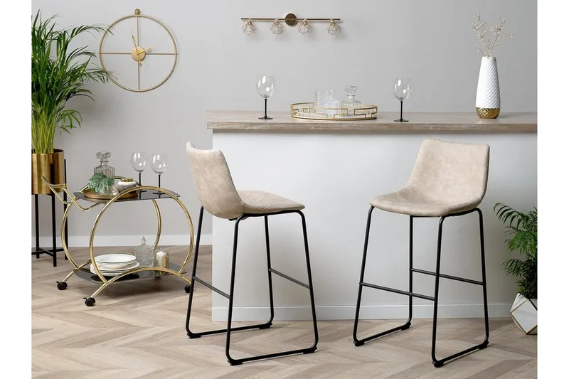 Franks Barstol 46 cm - Beige - Møbler - Stoler - Barstol