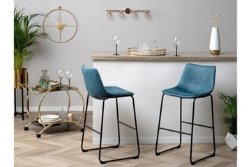 Franks Barstol 46 cm - Blå - Møbler - Stoler - Barstol