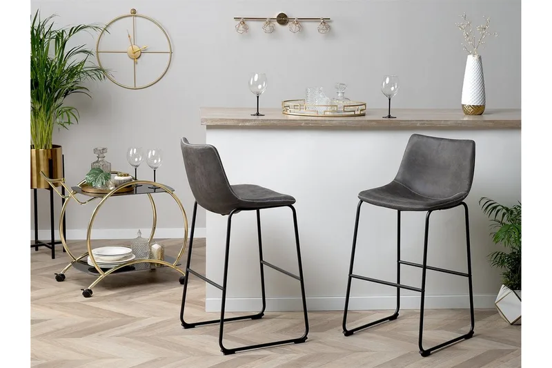 Franks Barstol 46 cm - Grå - Møbler - Stoler - Barstol