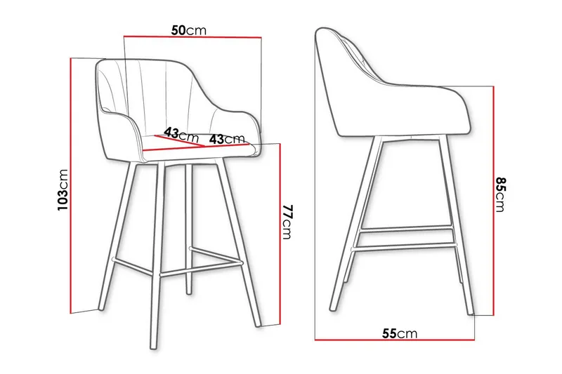 Glenarm Barstol - Møbler - Stoler - Barstol