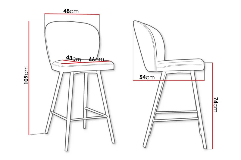 Glenarm Barstol - Møbler - Stoler - Barstol