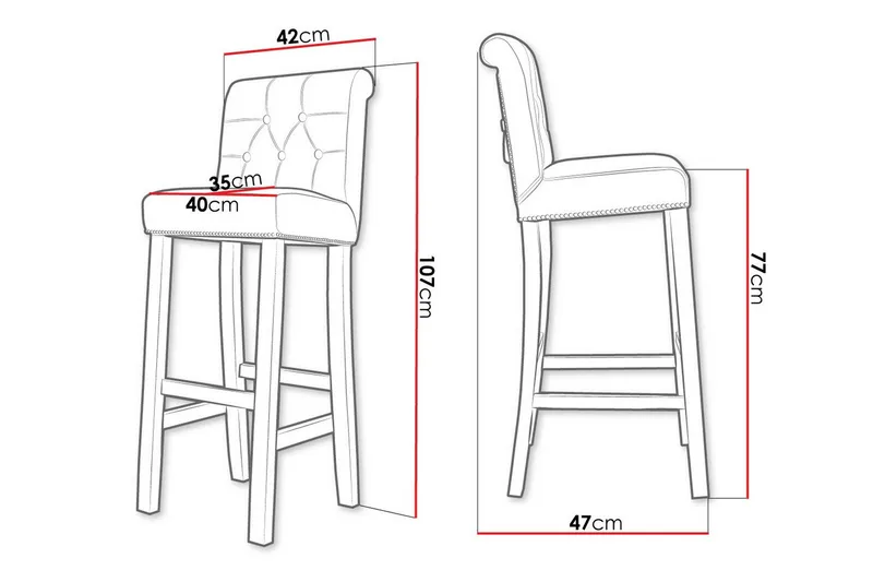 Glenarm Barstol - Møbler - Stoler - Barstol