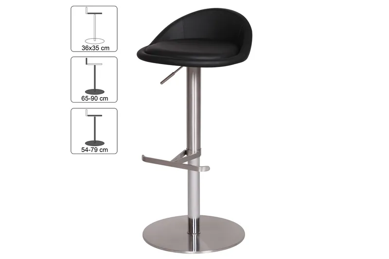 Grubbe Barstol - Svart - Møbler - Stoler - Barstol