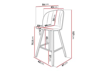 Kintore Barstole - Svart - Møbler - Stoler - Barstol
