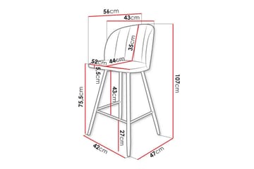 Kintore Barstole - Svart - Møbler - Stoler - Barstol