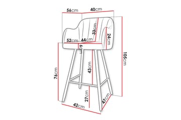 Kintore Barstole - Svart - Møbler - Stoler - Barstol