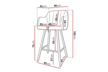 Kintore Barstole - Svart - Møbler - Stoler - Barstol