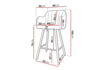 Kintore Barstole - Svart - Møbler - Stoler - Barstol