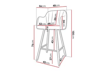 Kintore Barstole - Svart - Møbler - Stoler - Barstol