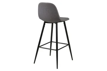 Lilyra Barstol - Lysegrå/Svart - Møbler - Stoler - Barstol