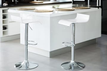 Lucca Barstol 42 cm - Hvit - Møbler - Stoler - Barstol