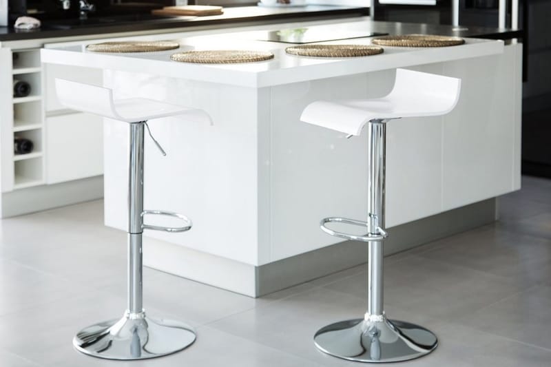 Lucca Barstol 42 cm - Hvit - Møbler - Stoler - Barstol