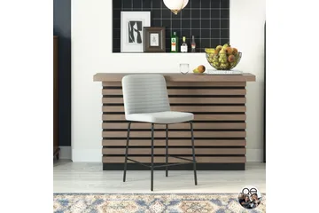 Marika Barstol - Grå - Møbler - Stoler - Barstol