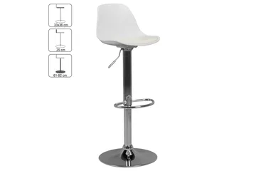 Mateel Barstol - Hvit - Møbler - Stoler - Barstol