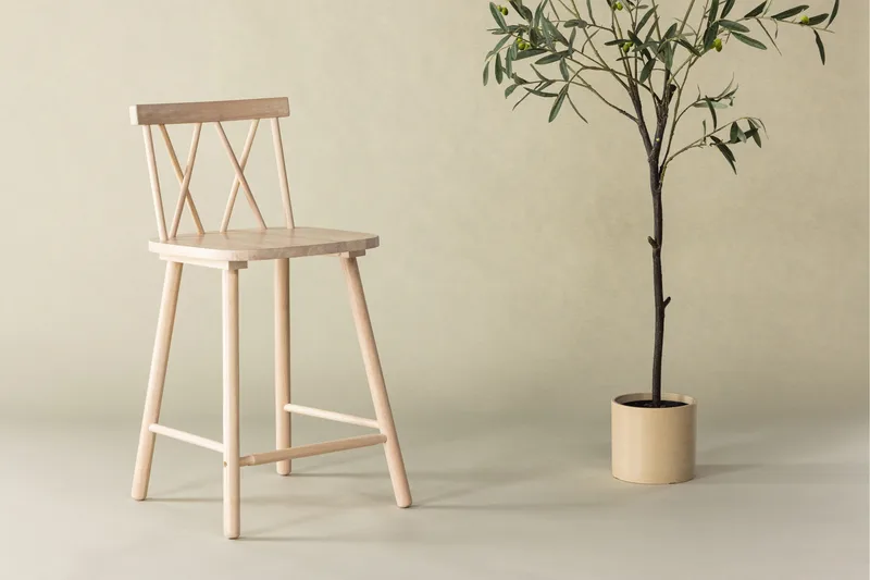 Mollöström Barstol 90 cm - Whitewash - Møbler - Stoler - Barstol